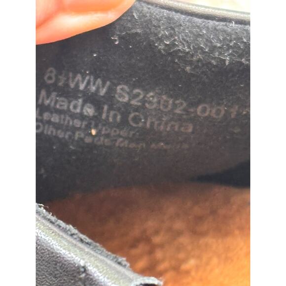 Softwalk Arvada Womens Clogs Sz 8.5WW Comfort Leather Slip-On Mule Shoes Black - Picture 6 of 6